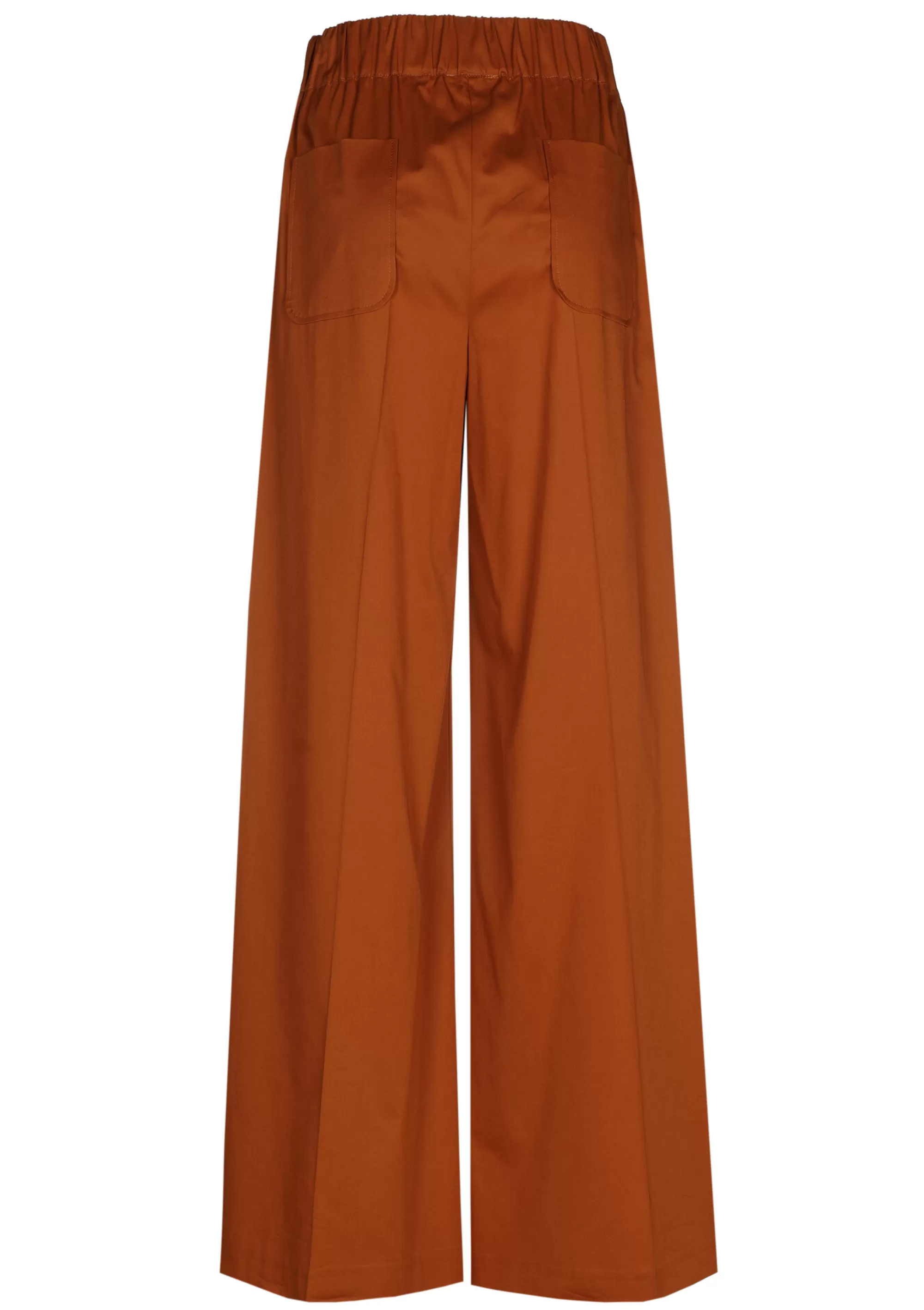 Caroline Biss - Pantalones Holgados de Algodón Cómodos con Cintura Clásica | Modelo 1569-35