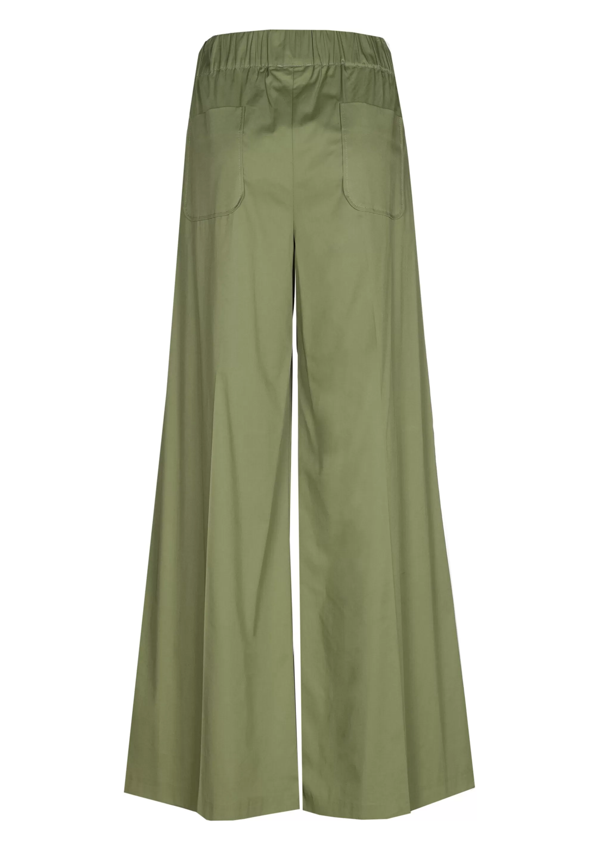 Caroline Biss - Pantalones de Algodón Modelo 1569-60 | Cintura Clásica, Corte Amplio y Cómodo para Uso Diario