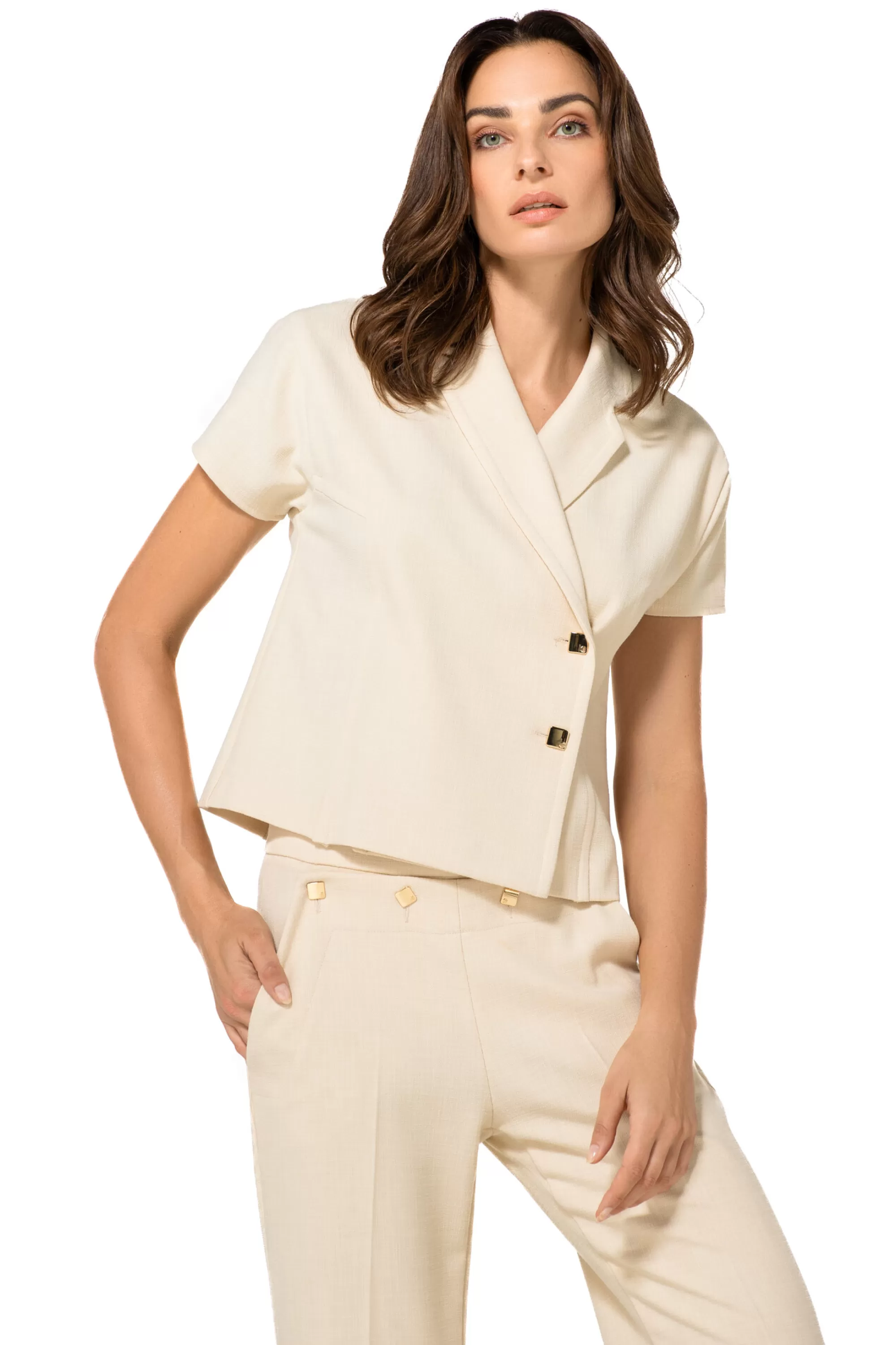 Pantalón Urbano Caroline Biss - Ref. 1583-34 | Corte Recto, Cómodo y Cintura Estándar Ajustable
