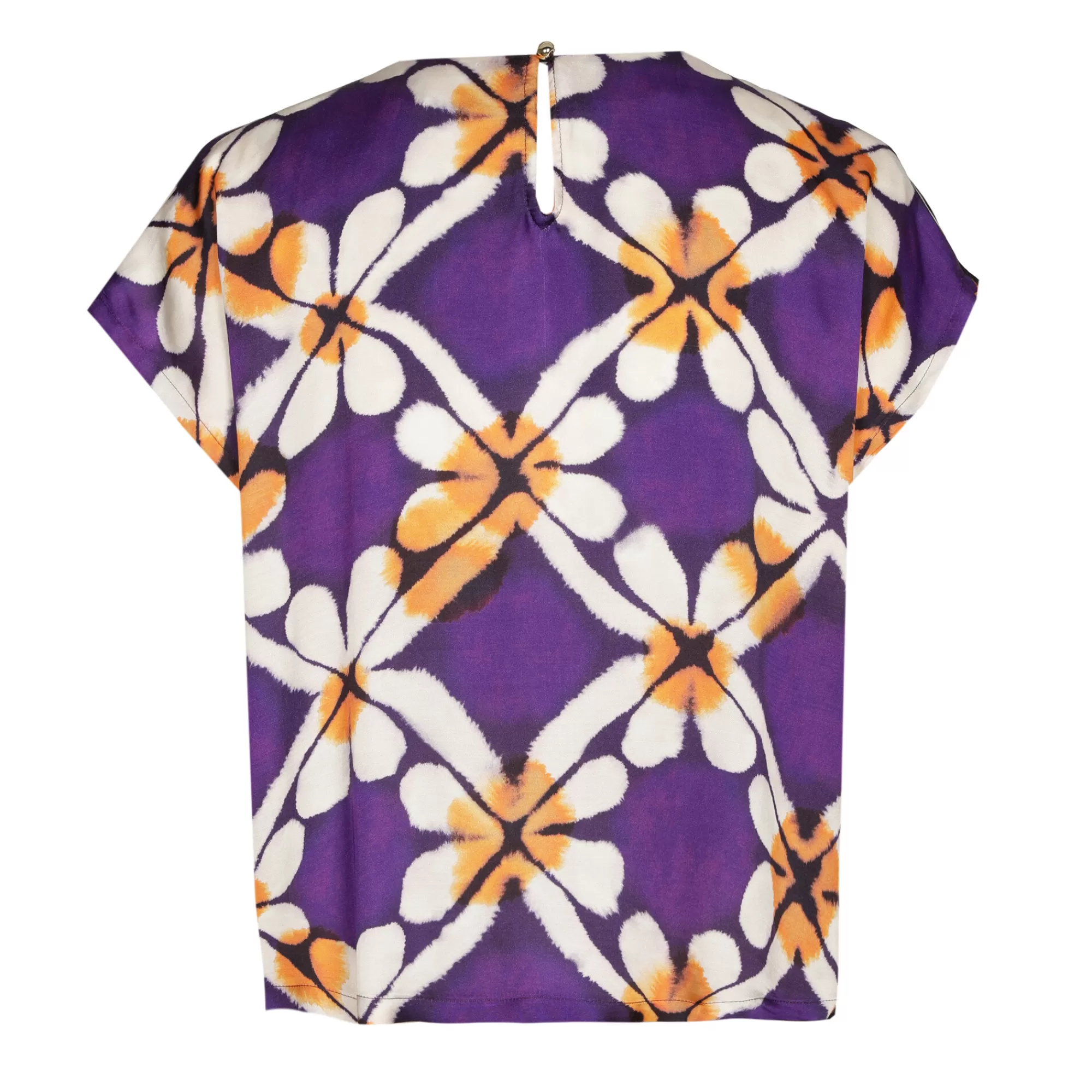 Blusa Caroline Biss - Modelo 1600/45 | Corte recto corto con caída suave y diseño versátil para looks diarios