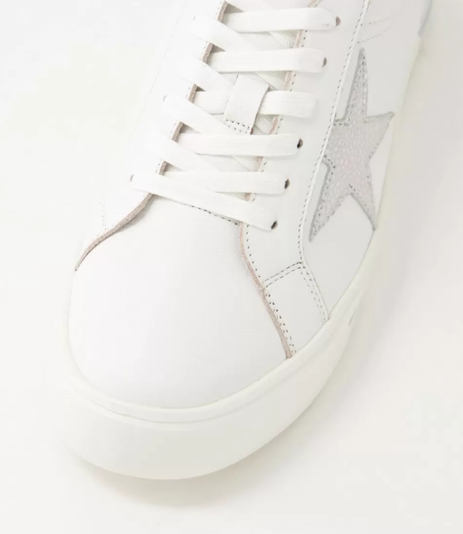 Zapatillas ZIERA Alysia W para Mujer - Diseño Multicolor con Destellos Plateados y Blanco, Calzado Casual con Detalles Brillantes