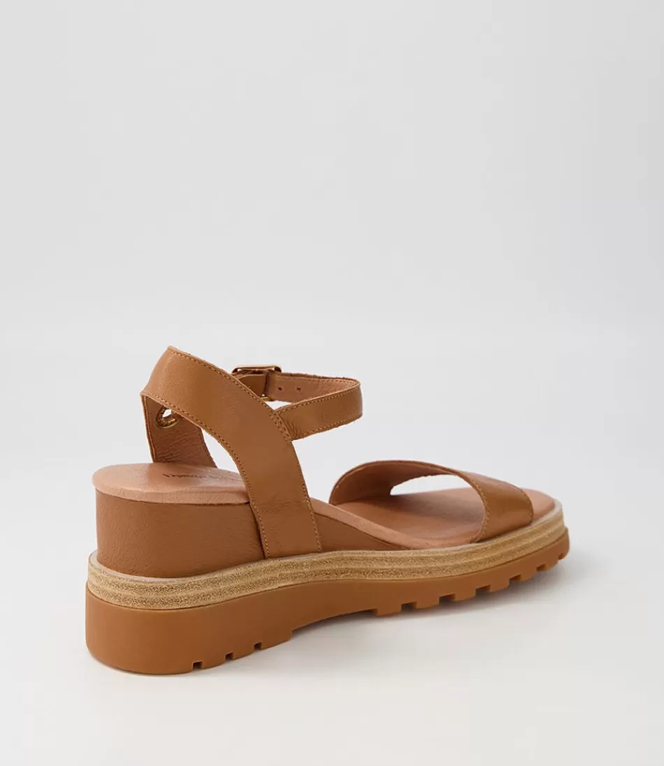Sandalias Boogly en Cuero Caoba Oscuro con Tacón Elegante - DJANGO & JULIETTE para Mujer | Estilo Versátil para Verano 2024