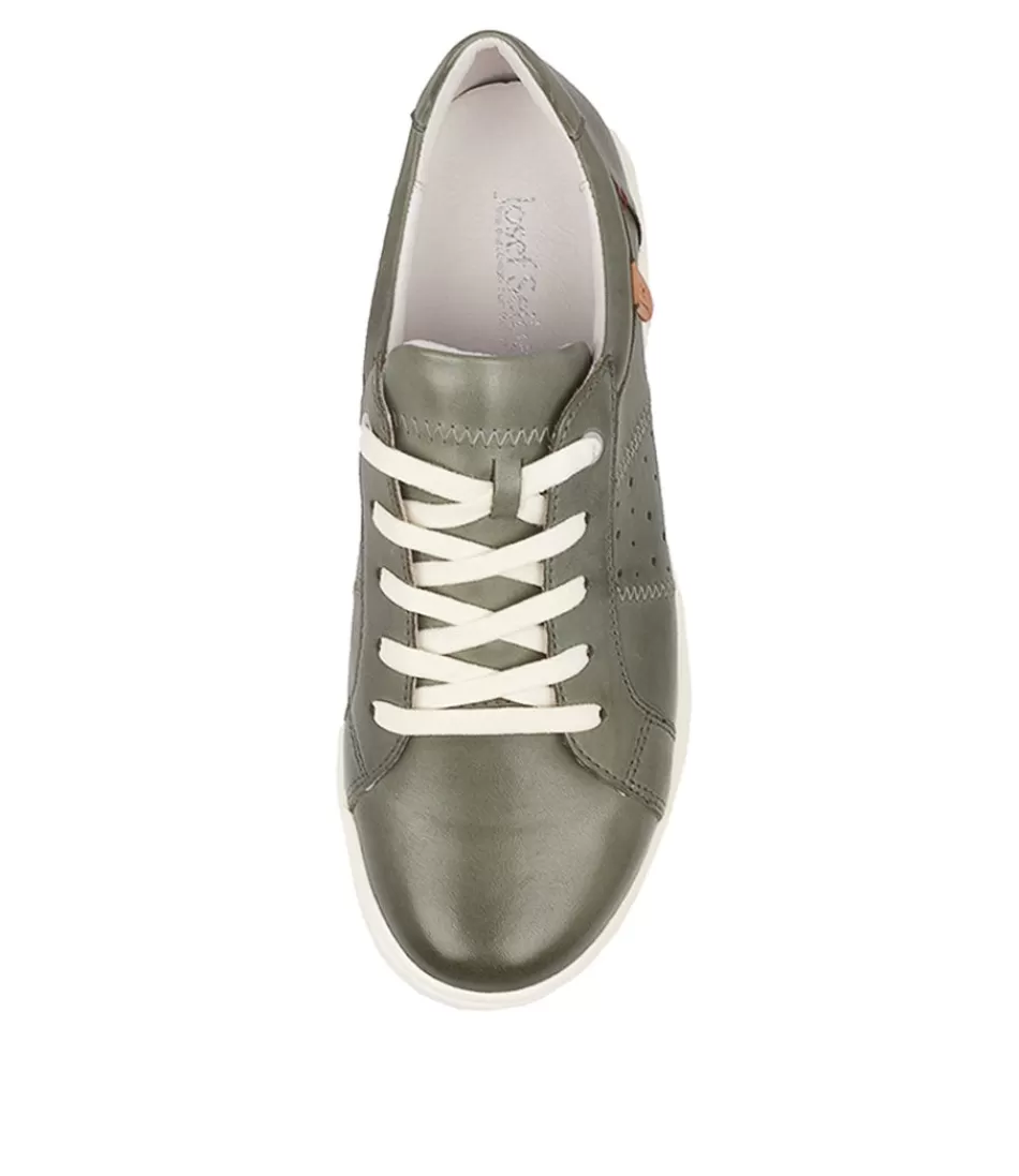 Zapatillas Josef Seibel Caren 01 para Mujer - Cuero Suave en Tono Menta Fresco