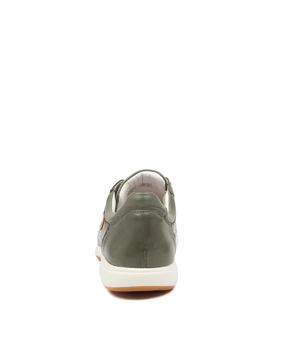 Zapatillas Josef Seibel Caren 01 para Mujer - Cuero Suave en Tono Menta Fresco
