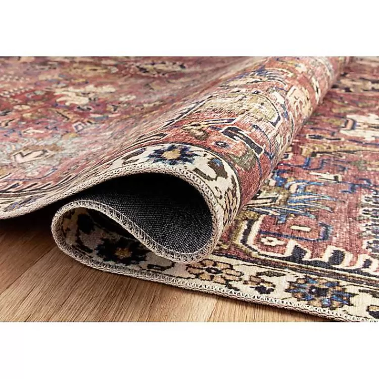 Alfombra Jules Merlot de Loloi en colaboración con Chris Loves Julia - Tamaño 5x7 pies, Oferta Especial en Liquidación de Kirklands Home