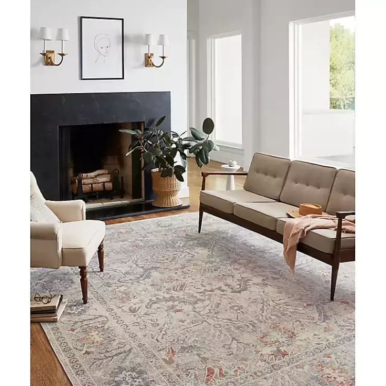 Alfombra decorativa Iris Rosemarie 6x9 pies - Colaboración exclusiva Chris Loves Julia & Loloi | Oferta especial en muebles Kirklands 

(Nota: Versión alternativa con medidas métricas: Alfombra boho-chic Iris de 180x270 cm - Edición limitada Chris Loves Julia x Loloi | Promoción temporada en Kirklands Home)