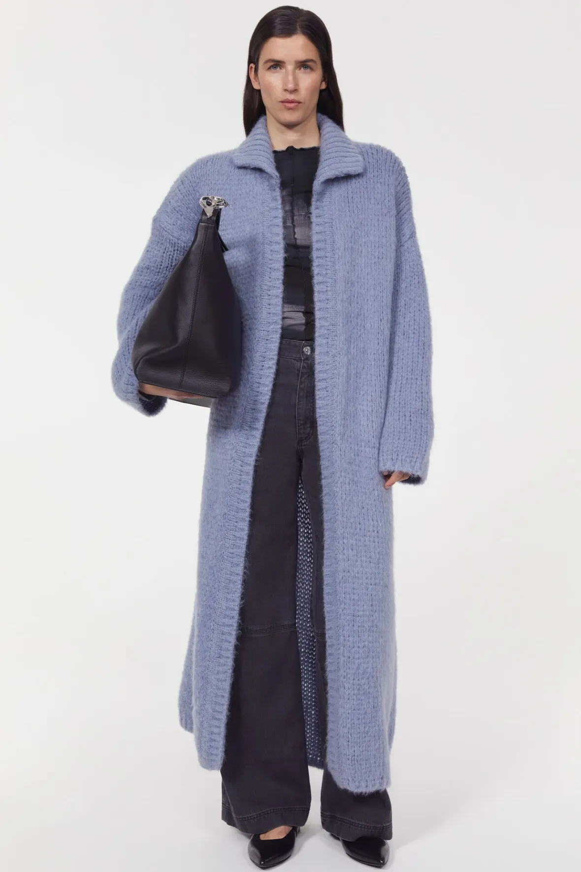 Suéter tejido Hazes para mujer - Abrigo de invierno cálido con diseño moderno y punto suave