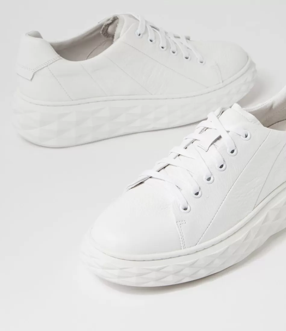 Zapatillas Deportivas Irsia para Mujer - Cuero Blanco de Lujo, Diseño Elegante y Confort Superior, Estilo Urbano y Moderno