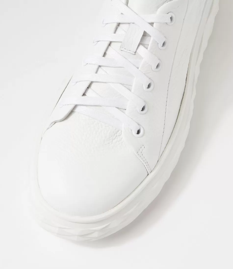 Zapatillas Deportivas Irsia para Mujer - Cuero Blanco de Lujo, Diseño Elegante y Confort Superior, Estilo Urbano y Moderno