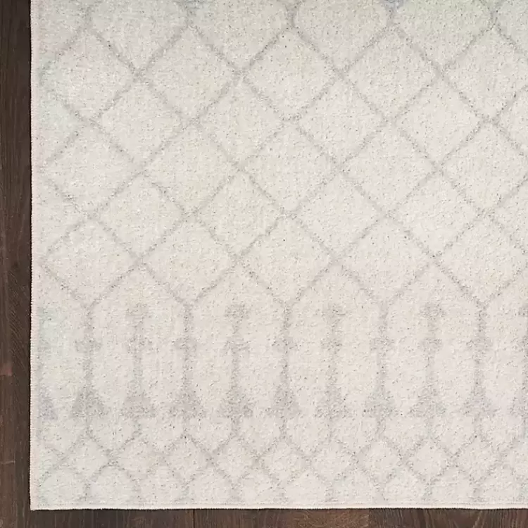 ¡Alfombra Marroquí Marfil con Diseño de Enredadera 4x6 Pies! Oferta Relámpago en Decoración Hogar Kirklands