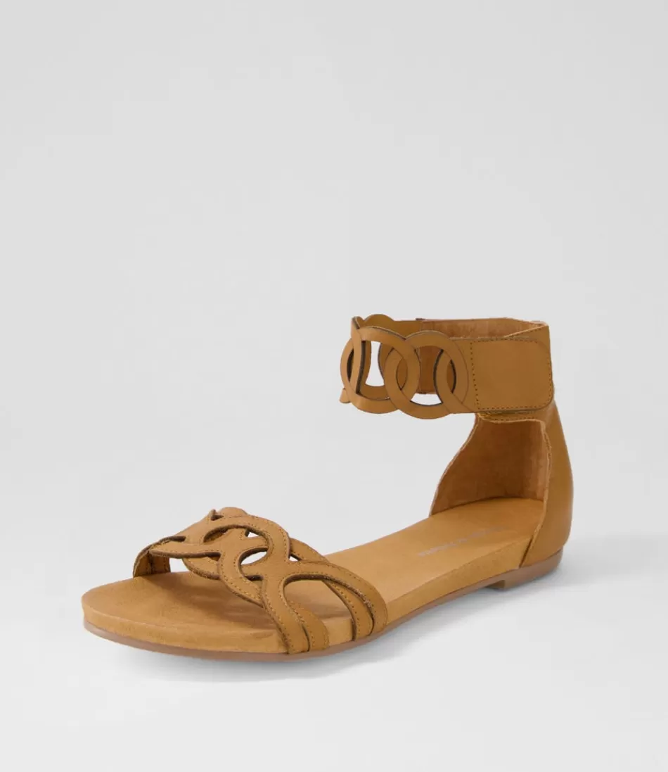 Sandalias Planas Django y Juliette para Mujer - Cuero Marrón Oscuro JUBU, Diseño Cómodo con Ajuste Suave