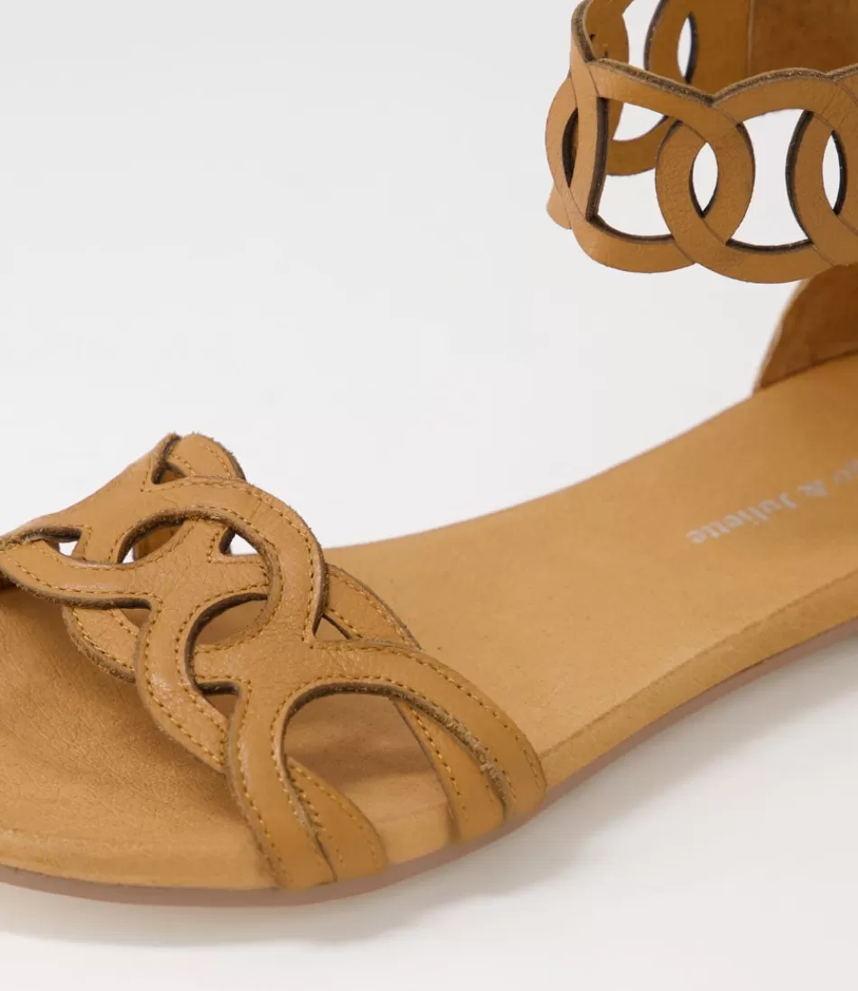 Sandalias Planas Django y Juliette para Mujer - Cuero Marrón Oscuro JUBU, Diseño Cómodo con Ajuste Suave
