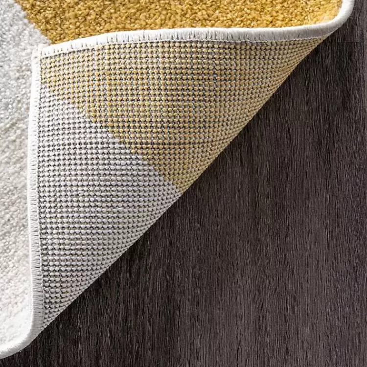 ¡Oferta Relámpago! Alfombra Moderna de Diseño Abstracto Multicolor - 6x9 Pies para Salas y Dormitorios | Colección Exclusiva Kirklands Home | Estilo Único para Tu Hogar