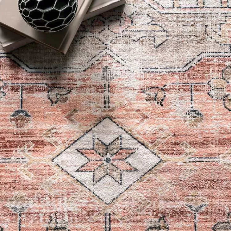 Alfombra Lavable 3x5 con Acabado Vintage Desgastado - Elegancia Rústica y Diseño Natural | Ofertas Exclusivas de Kirklands Hogar