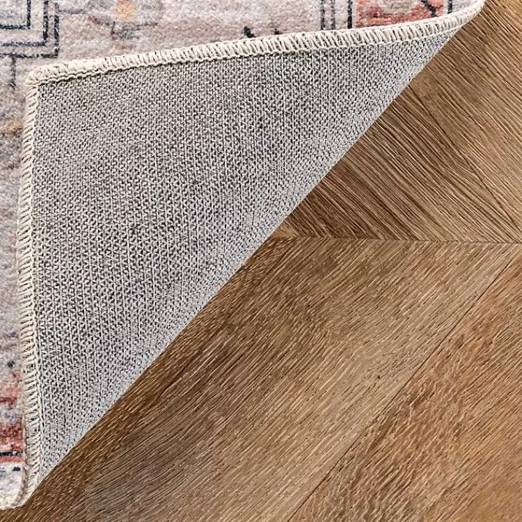 Alfombra Lavable 3x5 con Acabado Vintage Desgastado - Elegancia Rústica y Diseño Natural | Ofertas Exclusivas de Kirklands Hogar