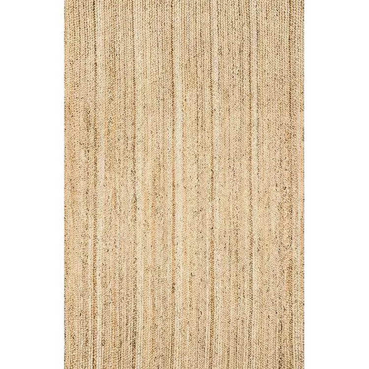 Alfombra de Yute Rigo Tejida Artesanalmente | Medidas 120x180 cm | Diseño Natural para Salón | Colección Exclusiva Kirklands Home ¡Edición Especial!