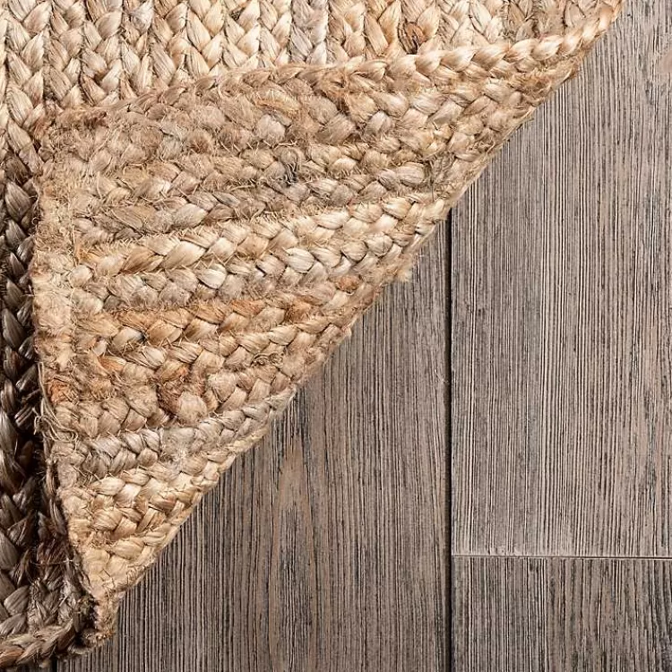 Alfombra de Yute Rigo Tejida Artesanalmente | Medidas 120x180 cm | Diseño Natural para Salón | Colección Exclusiva Kirklands Home ¡Edición Especial!