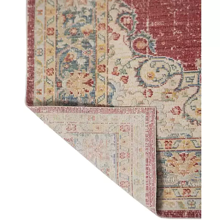 Tapete Vintage con Medallón Central - 60x90 cm - Colección Exclusiva Kirklands para Salas y Dormitorios

（：Tapete Decorativo Estilo Retro con Motivo Clásico - Medidas 2x3 Pies - Nuevo Diseño de Hogar Kirklands）