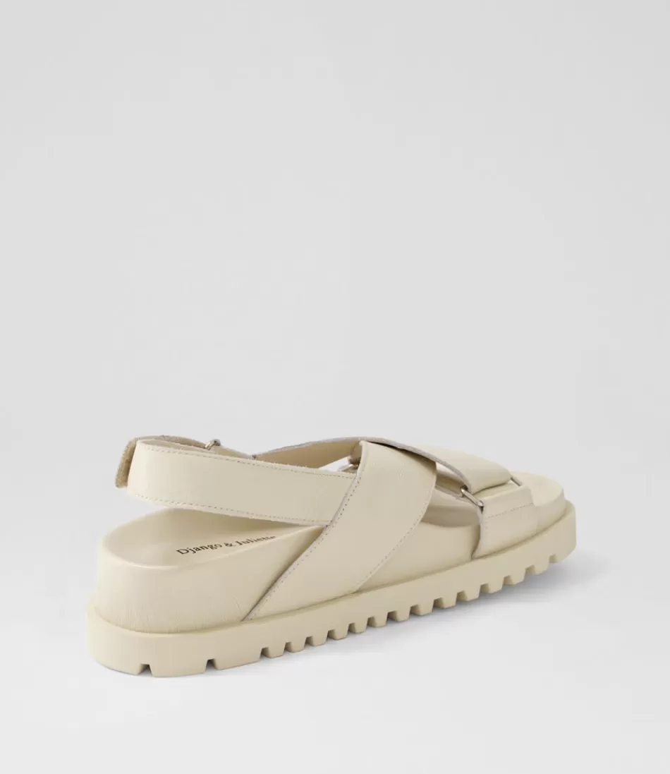 Sandalias Django & Juliette para Mujer - Cuero Suave Ubari, Diseño Casual Elegante Verano 2024